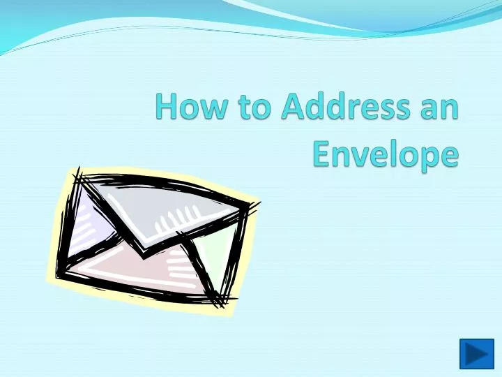 how to address an envelope