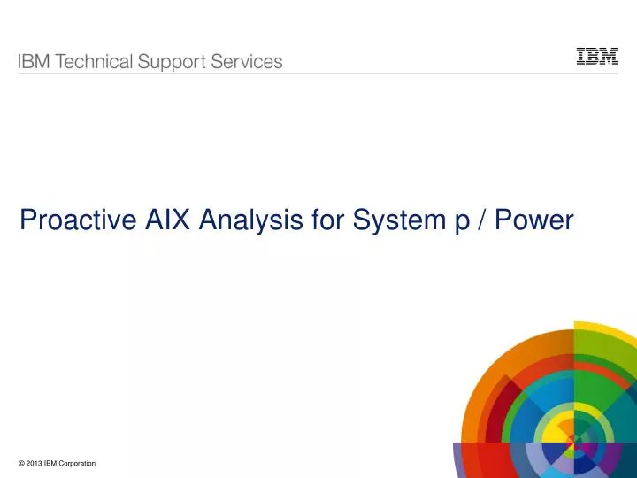 proactive aix analysis for system p power