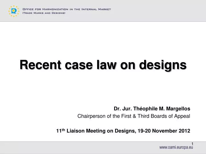 recent case law on designs