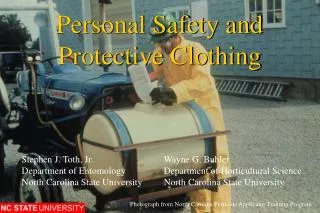 Personal Safety and Protective Clothing
