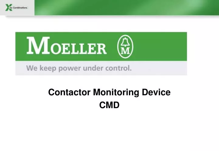 contactor monitoring device cmd
