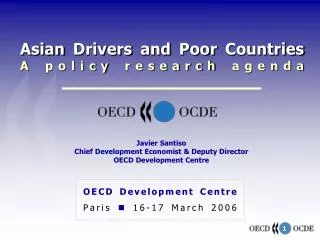 Asian Drivers and Poor Countries A policy research agenda