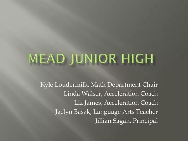 mead junior high