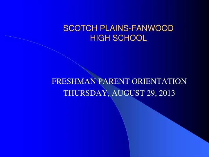 scotch plains fanwood high school