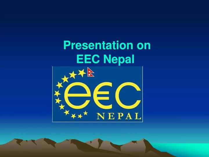 presentation on eec nepal