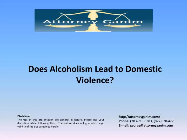 does alcoholism lead to domestic violence