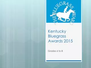 Kentucky Bluegrass Awards 2015
