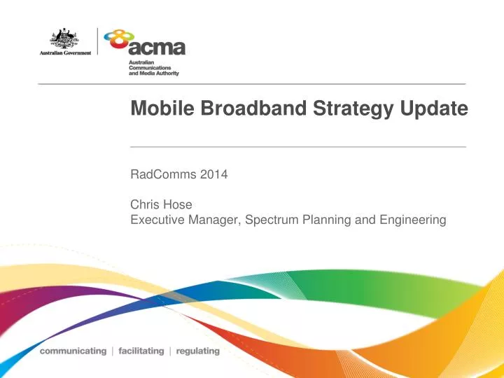 mobile broadband strategy update