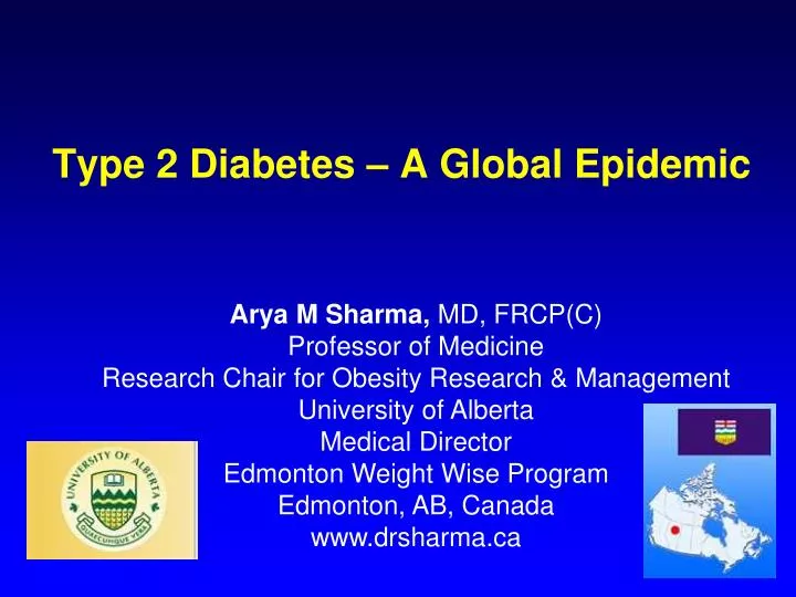 type 2 diabetes a global epidemic