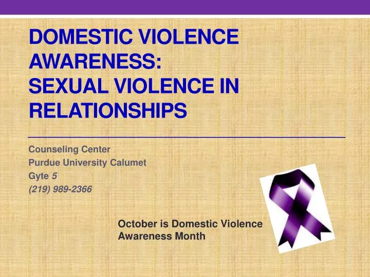 domestic violence awareness sexual violence in relationships