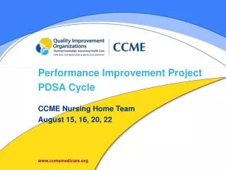 Performance Improvement Project PDSA Cycle
