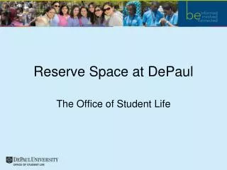 Reserve Space at DePaul