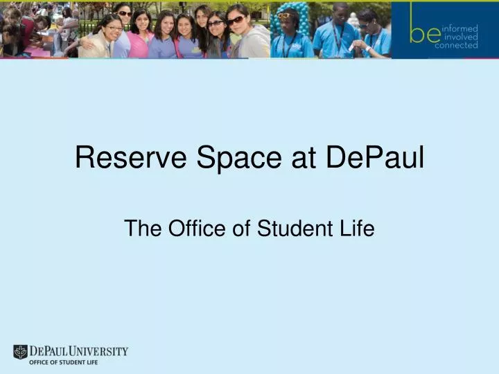 reserve space at depaul