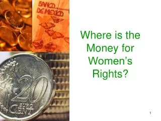 Where is the Money for Women’s Rights?
