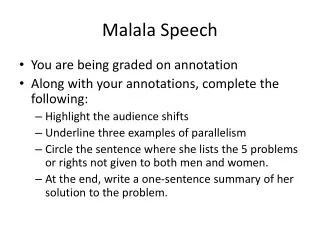 Malala Speech