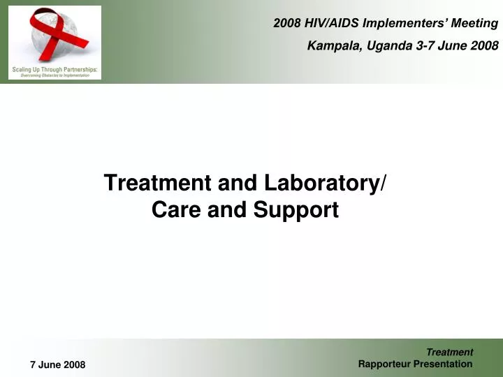 treatment and laboratory care and support