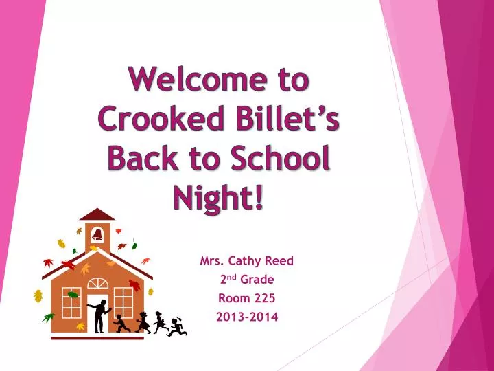 welcome to crooked billet s back to school night
