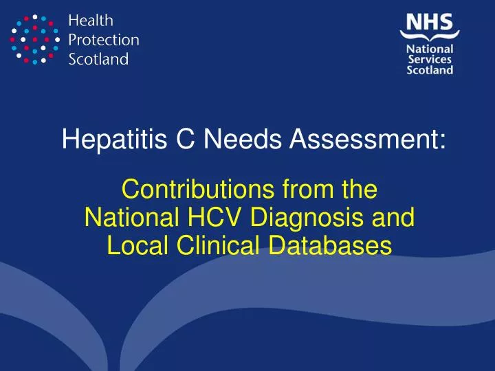 hepatitis c needs assessment