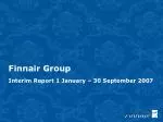 Finnair Group - slide 1