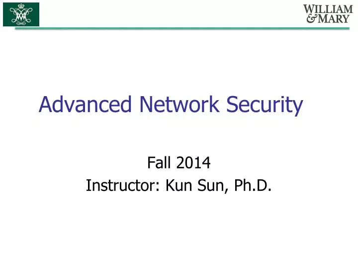 advanced network security