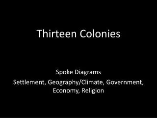 Thirteen Colonies