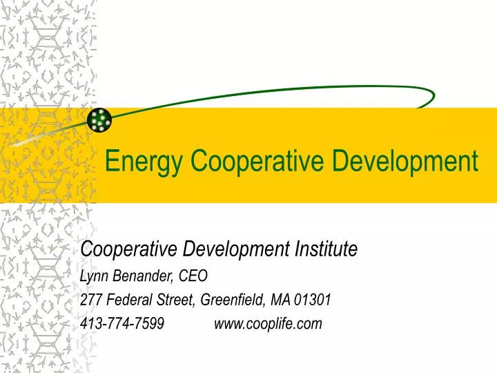 energy cooperative development