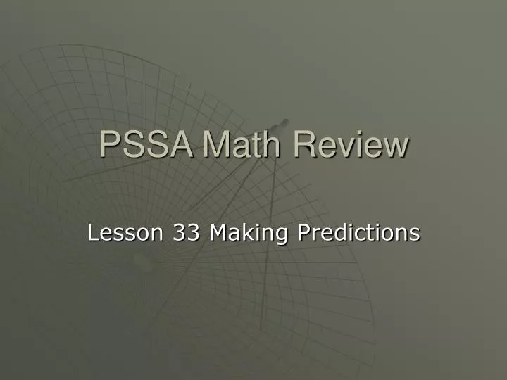 pssa math review