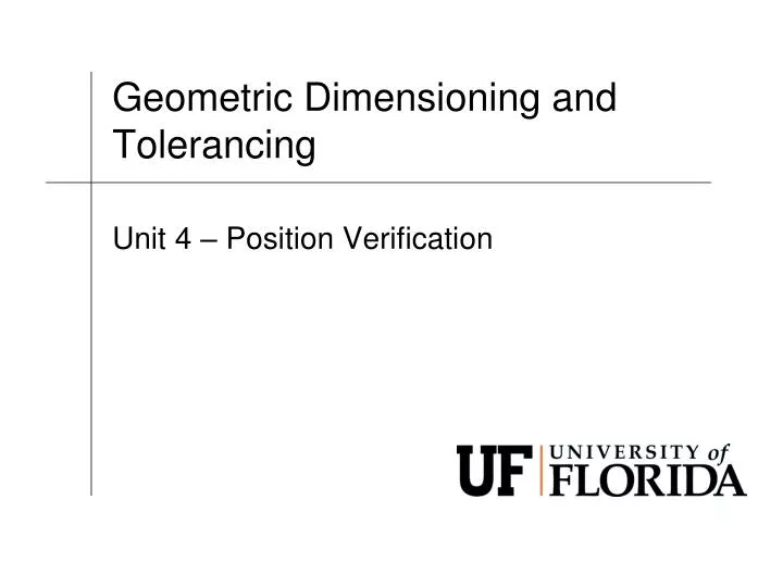 geometric dimensioning and tolerancing