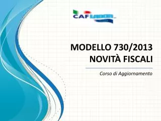 modello 730 2013 novit fiscali