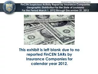 FinCEN Suspicious Activity Report by Insurance Companies