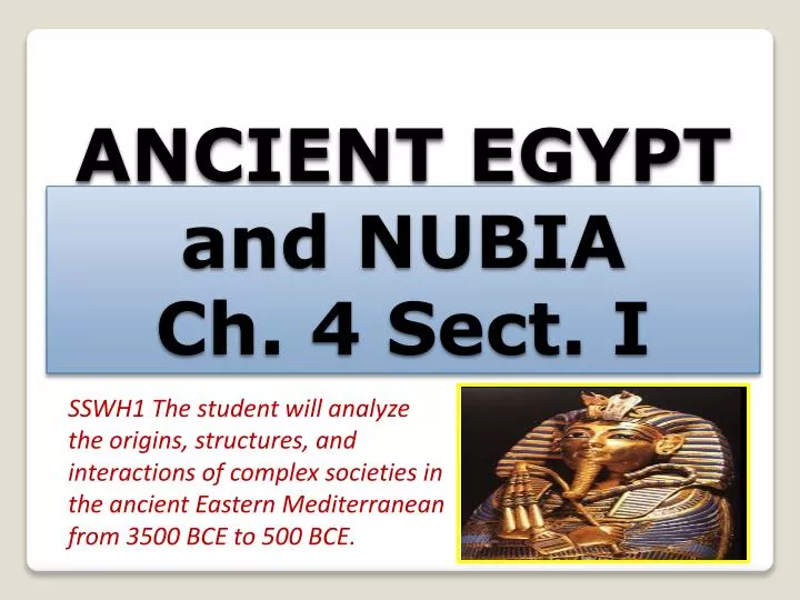 ancient egypt and nubia ch 4 sect i