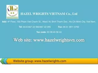 Web site: hazelwrightsvn