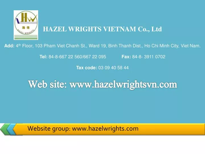 web site www hazelwrightsvn com