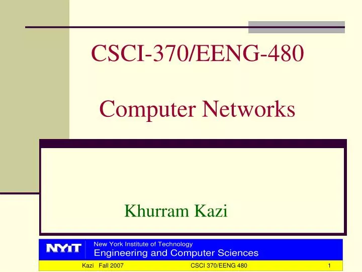 csci 370 eeng 480 computer networks