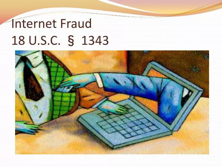 internet fraud 18 u s c 1343