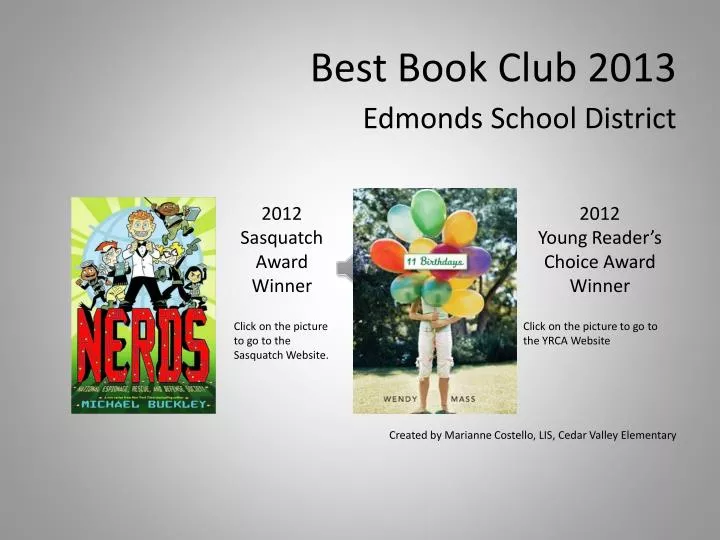 best book club 2013