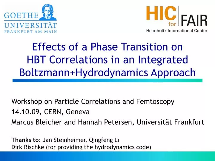 effects of a phase transition on hbt correlations in an integrated boltzmann hydrodynamics approach
