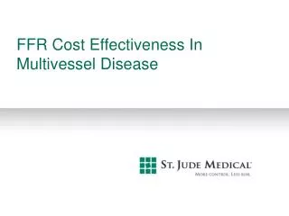 FFR Cost Effectiveness In Multivessel Disease