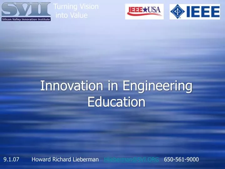 innovation in engineering education