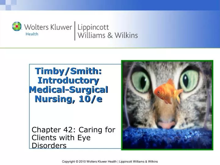 timby smith introductory medical surgical nursing 10 e