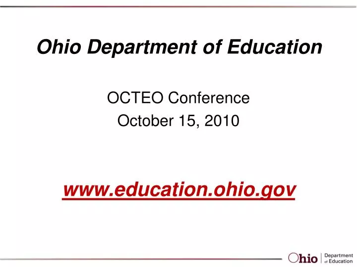 ohio department of education www education ohio gov