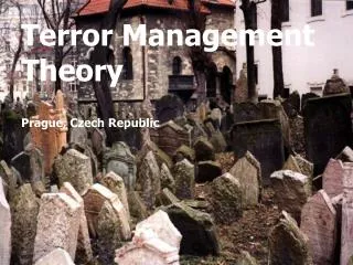 Terror Management Theory Prague, Czech Republic