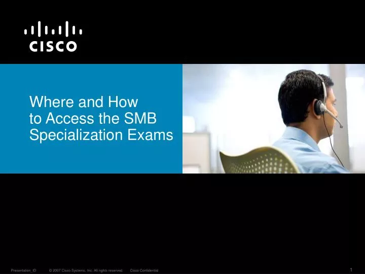 where and h ow to access the smb specialization exams