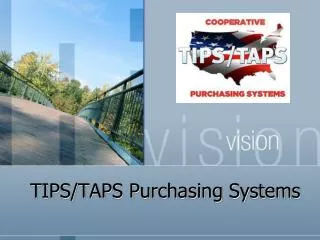 TIPS/TAPS Purchasing Systems