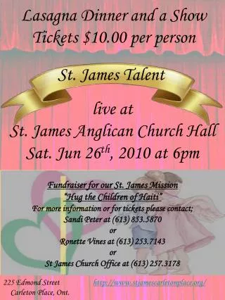 St. James Talent