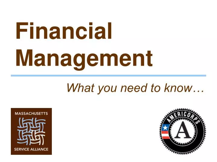 financial management