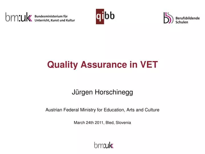 quality assurance in vet