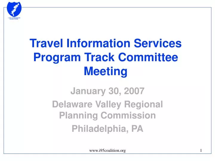 travel information services program track committee meeting