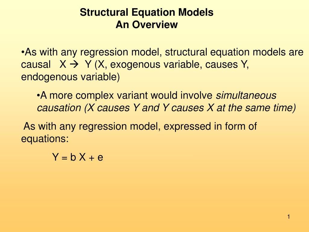 PPT - Structural Equation Models An Overview PowerPoint Presentation ...