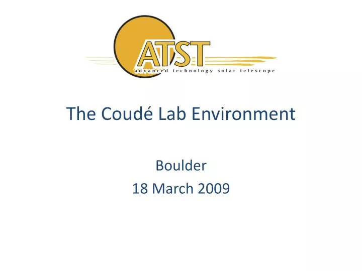 the coud lab environment